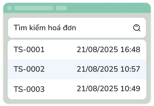 Tìm kiếm & tra cứu hóa đơn