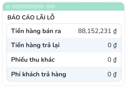 Theo dõi chi phí chi tiết