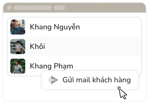 Gửi tin nhắn & Email Marketing
