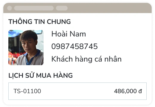Lưu trữ thông tin khách hàng
