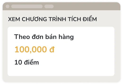 Quản lý thẻ thành viên & tích điểm