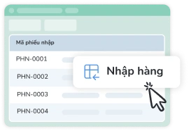 Nhập – xuất hàng nhanh