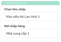 Điều chuyển kho nội bộ