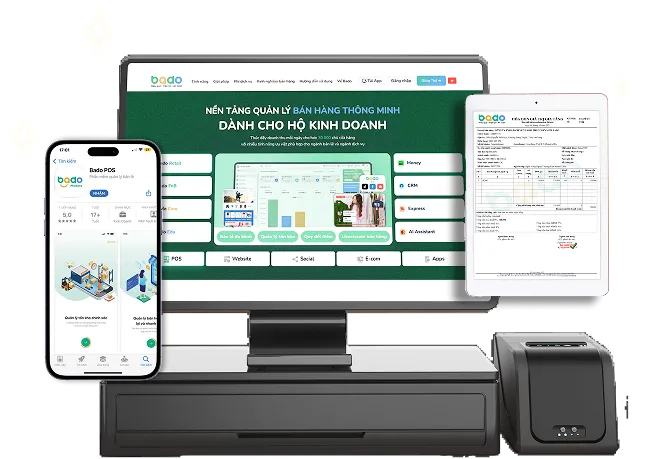 Phần mềm bán lẻ Bado